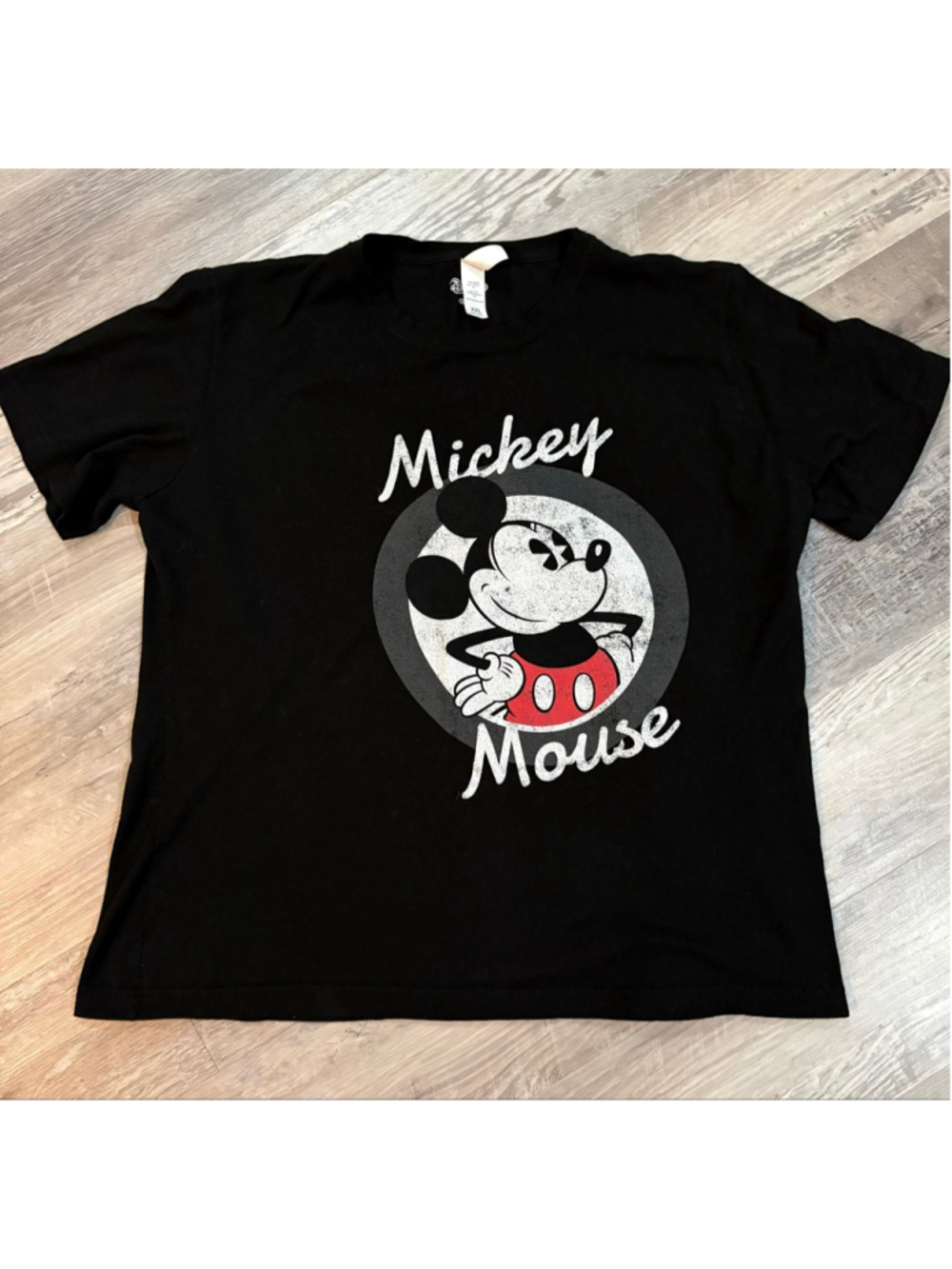 Disney Mickey Mouse Classic Retro Circle Graphic 216 Sz XXL (Fits like a L/XL